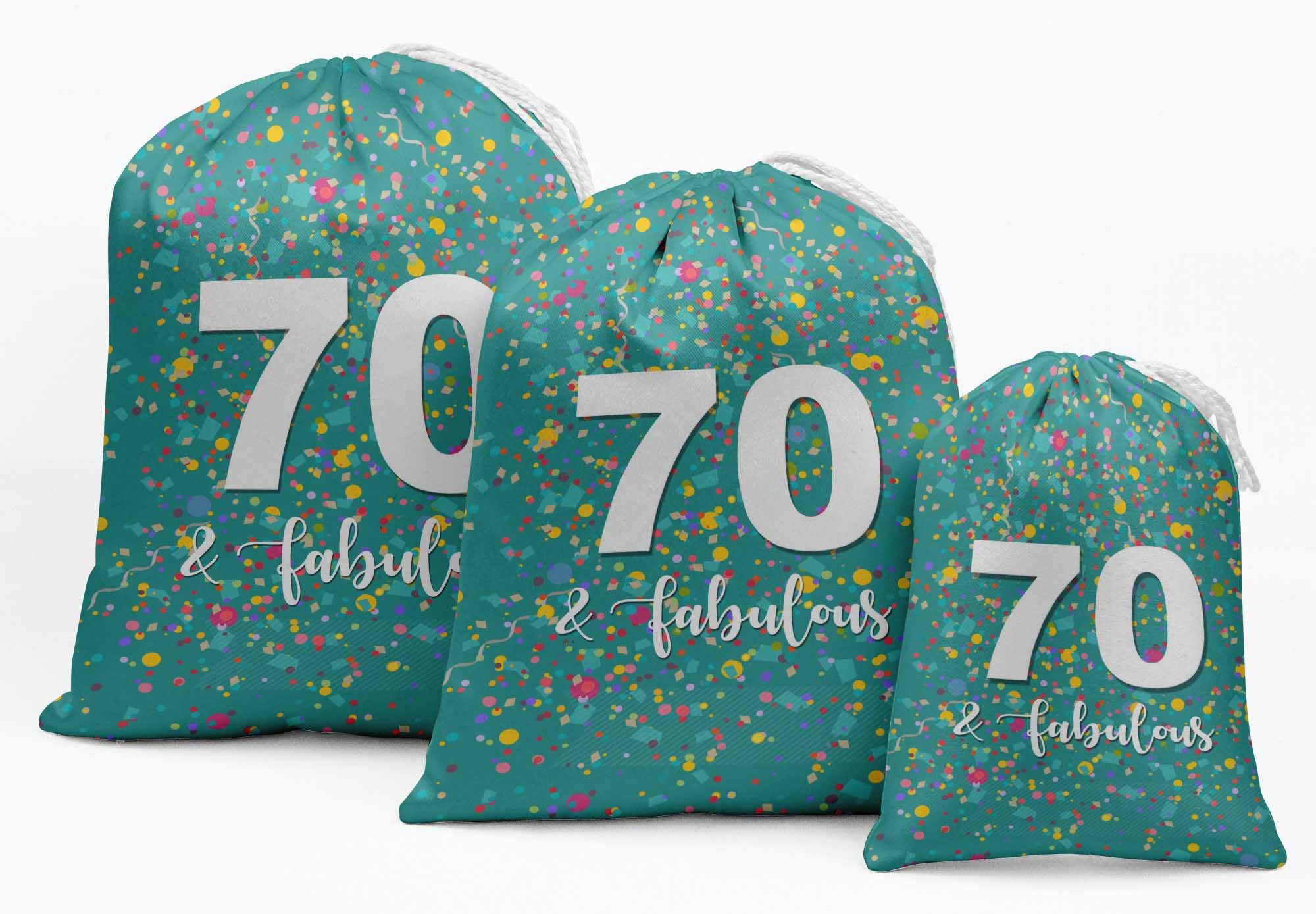 Custom Blue Birthday Party Favor Bags - 15pcs for Candy & Gifts