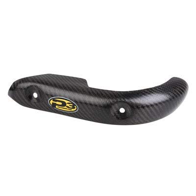High-Performance P3 Carbon Fiber Head Pipe Heat Shield for Honda CRF450RX (2017-2018) - Durable Protection Against Exhaust Heat for Off-Road & Motocross Racing