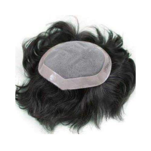 100% Human Hair Mono Filament Hair Patch - Silky Smooth & Natural Looking for Men & Women | Perfect for Thinning Hair, Hair Loss & Everyday Styling