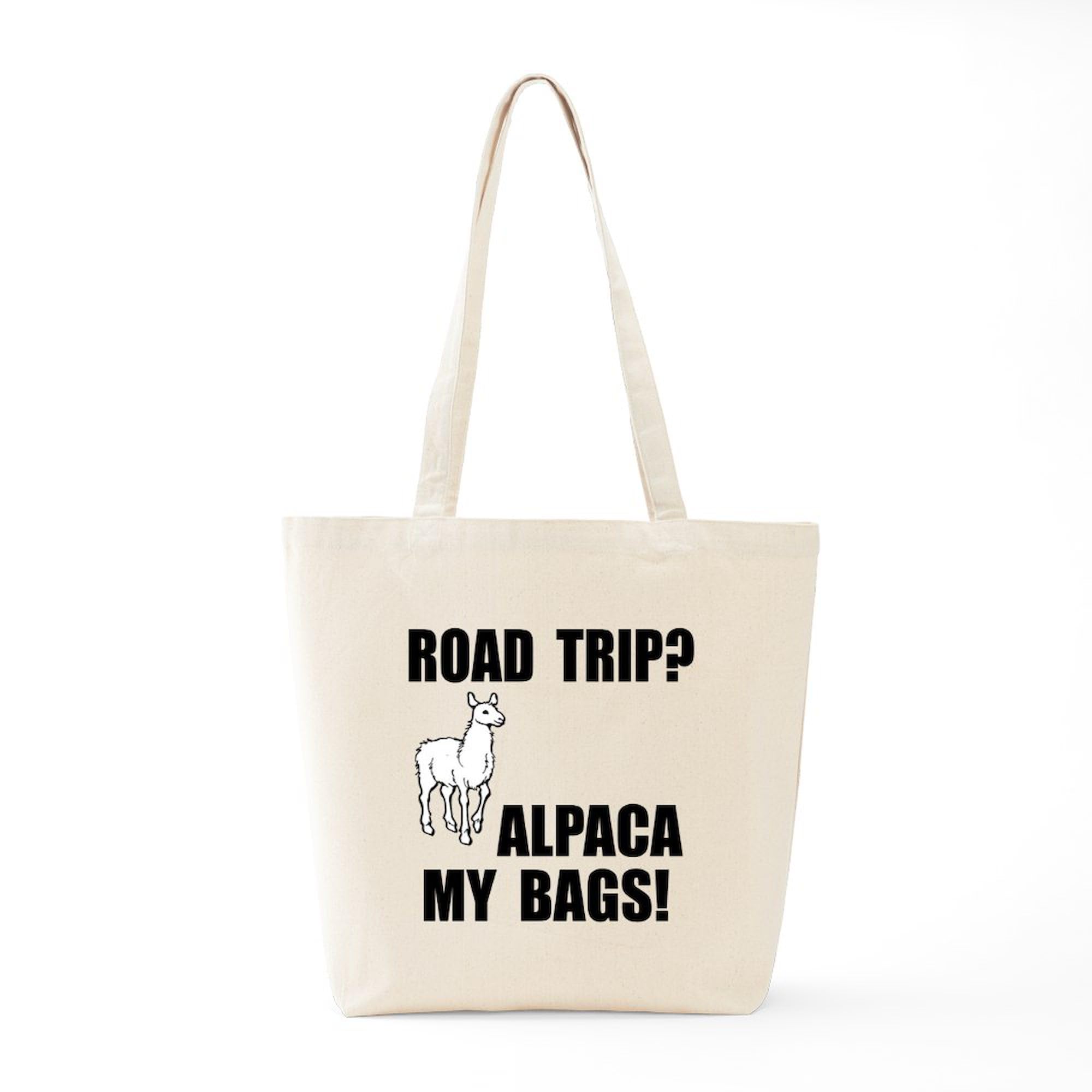 Alpaca My Bags! Natural Canvas Tote Bag - Eco-Friendly Reusable Shopping Bag for Groceries, Beach & Travel | CafePress