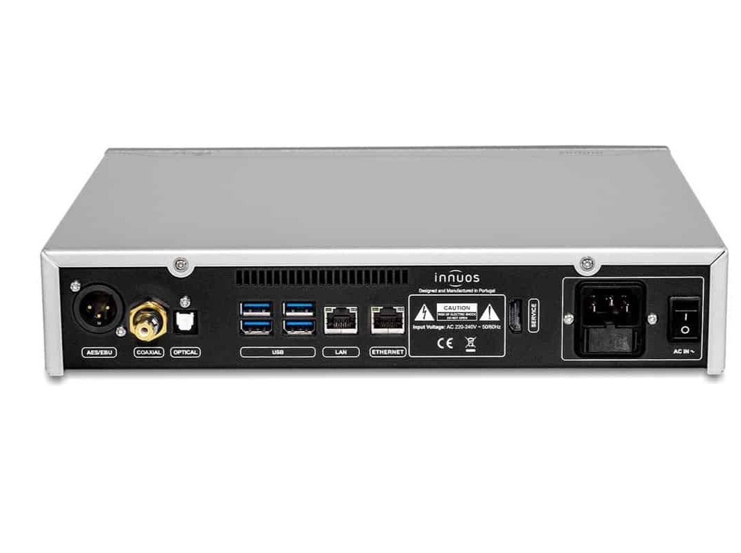 Innuos PULSAR High-End Streaming Network Player with USB Reclocker - Audiophile Music Streaming for Home Theater & Hi-Fi Systems