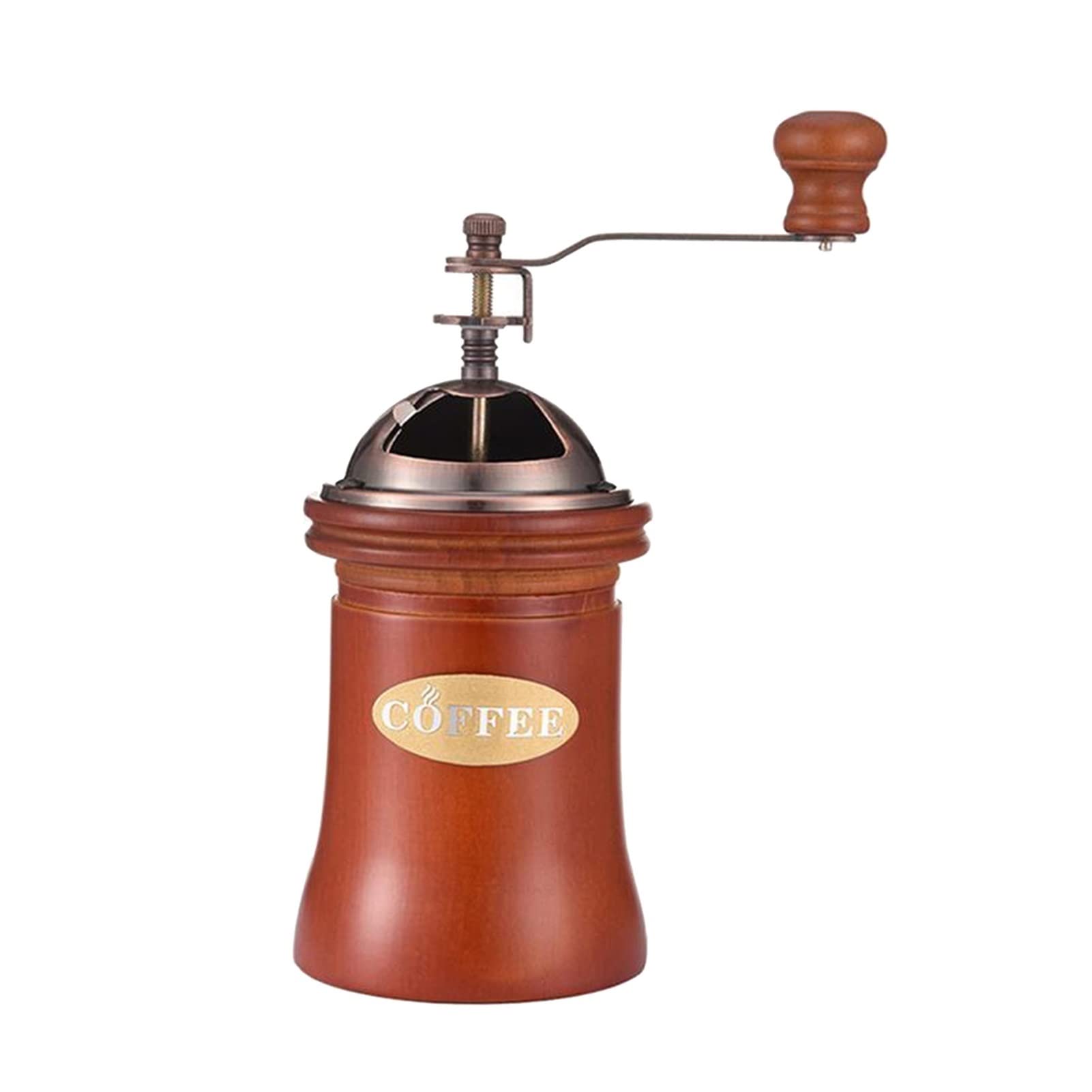Premium Manual Coffee Grinder Set - Vintage Wooden Hand Crank Mill for Fresh Ground Coffee Beans - Perfect for Home Brewing, Camping & Gifts
