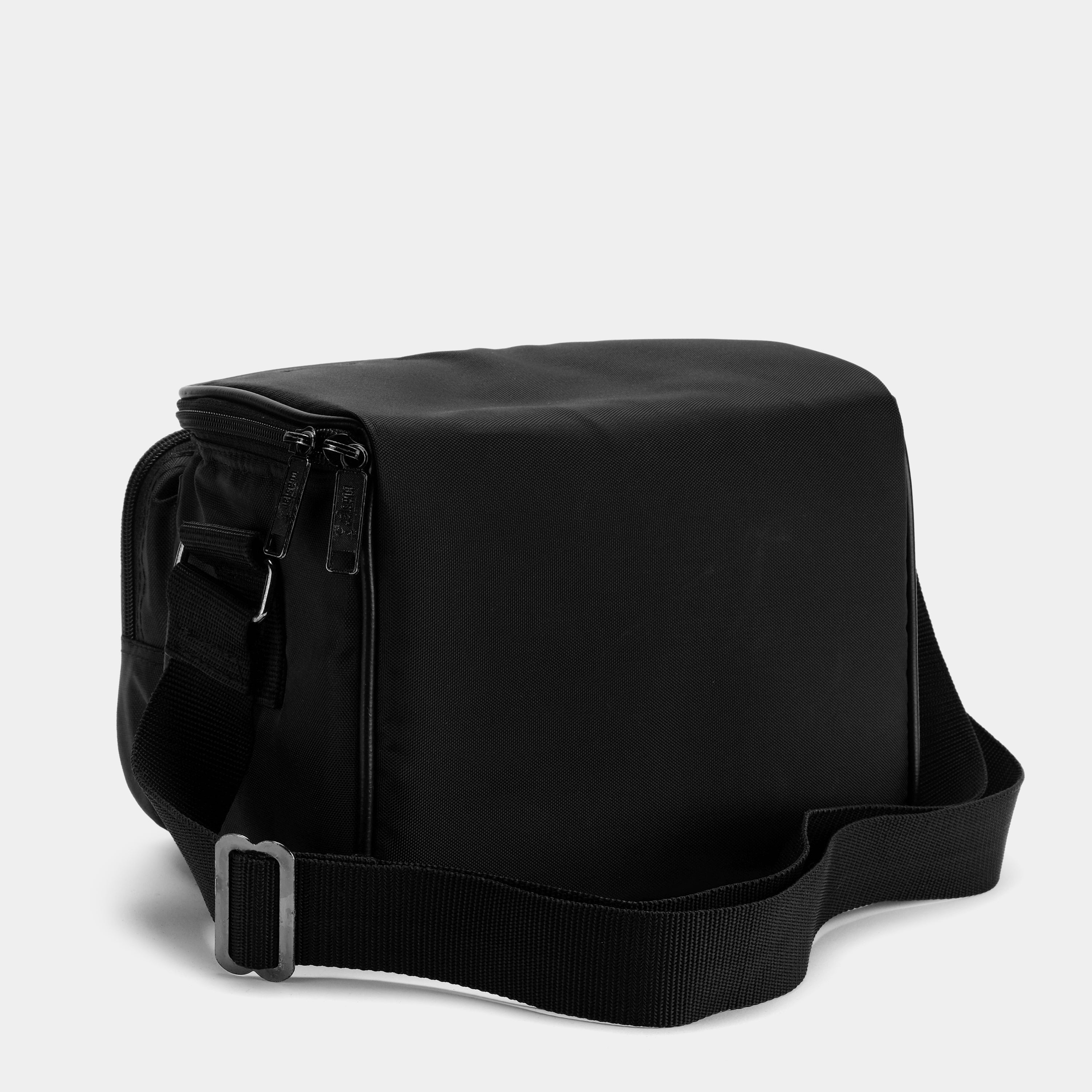 Stylish Black Camera Bag with Red Stripe - Waterproof DSLR/SLR Shoulder Bag for Photographers - Perfect for Travel, Hiking & Outdoor Photography