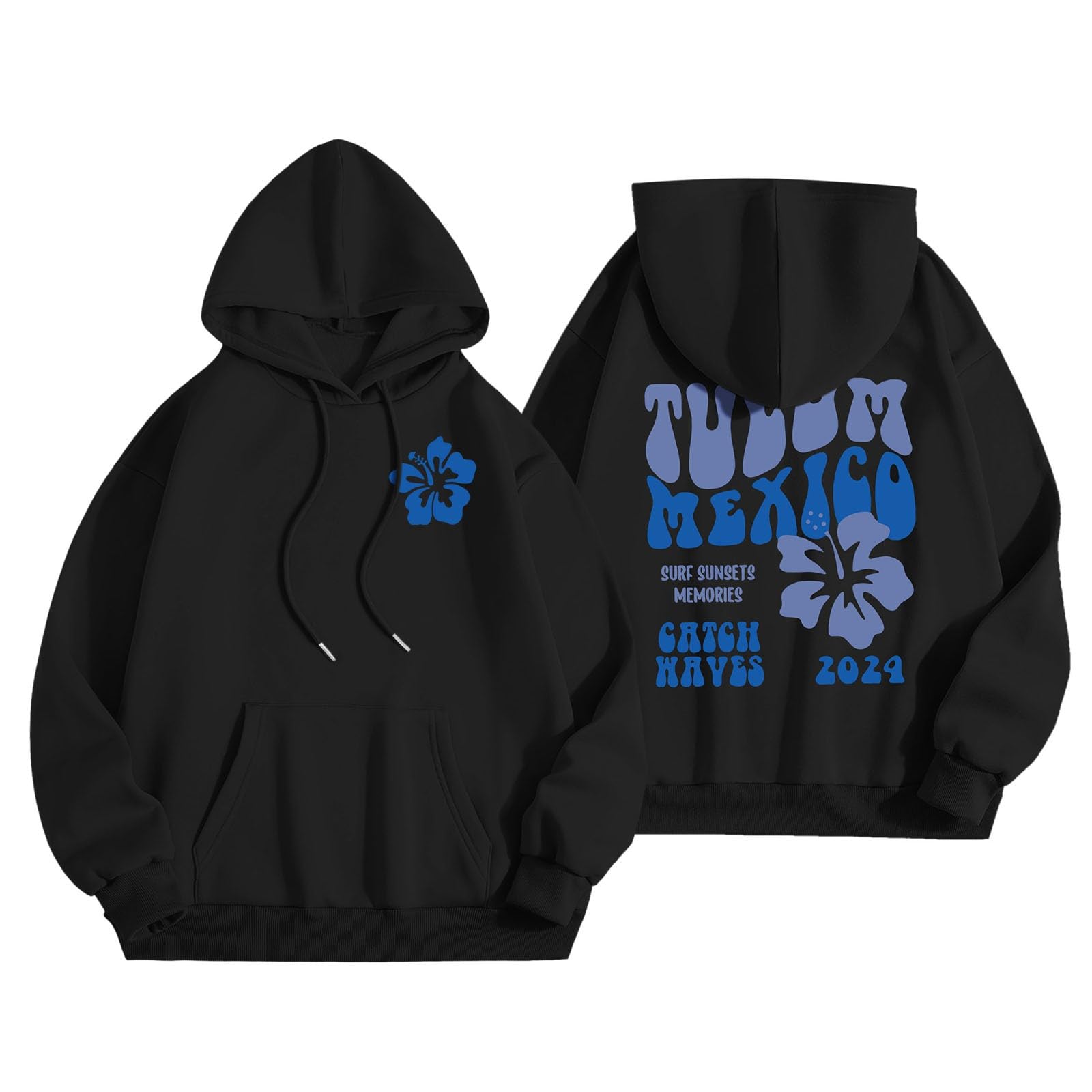Trendy Preppy Graphic Hoodies for Teen Girls - Long Sleeve Pullover Sweatshirt | Fall Fashion 2024 | Casual Wear for School, Outings & Cozy Weekends