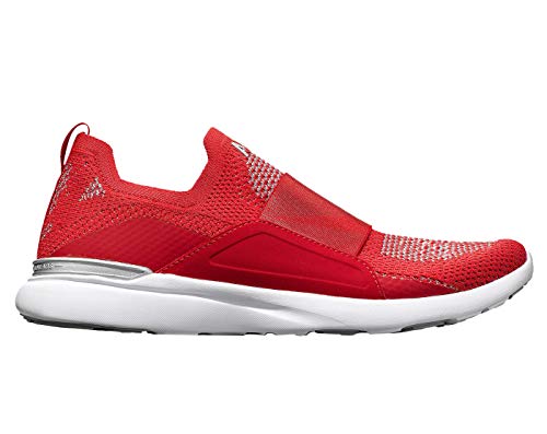 Red/Metallic Silver/White