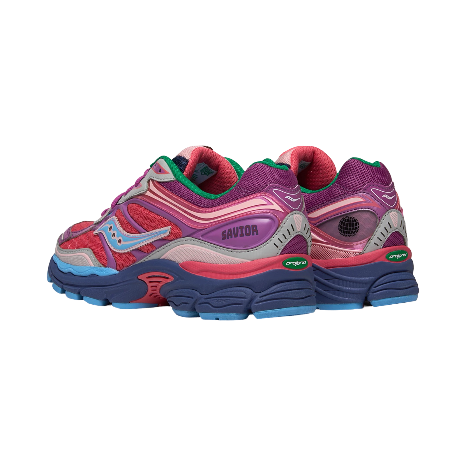 Saucony ProGrid Omni 9 Running Shoes for Women - Lightweight Cushioned Sneakers in Pink & Purple | Perfect for Jogging, Gym Workouts & Daily Wear