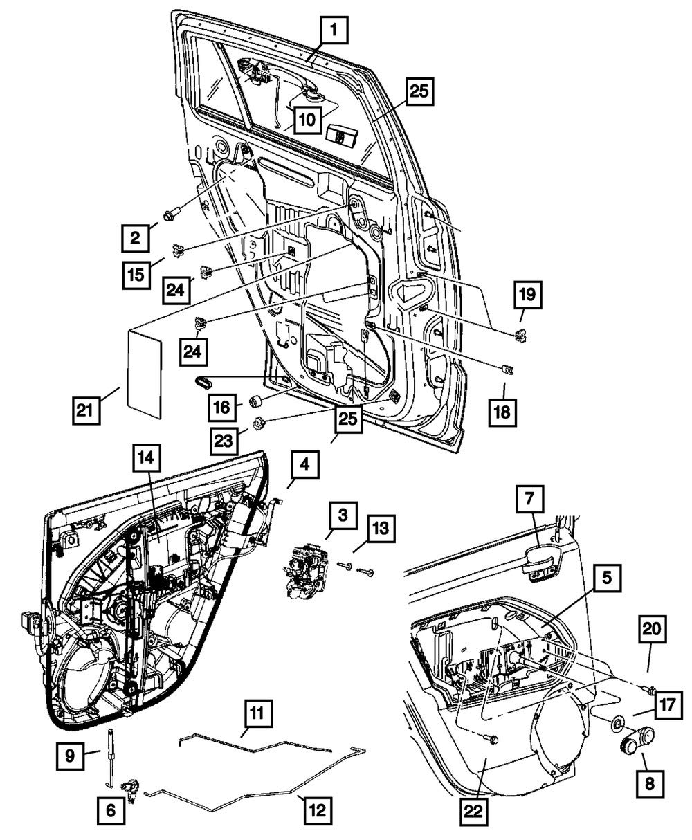 Mopar 5179962AA New Power Window Motor - Replacement for Smooth & Quiet Operation - Perfect for Jeep, Dodge, Chrysler Vehicles
