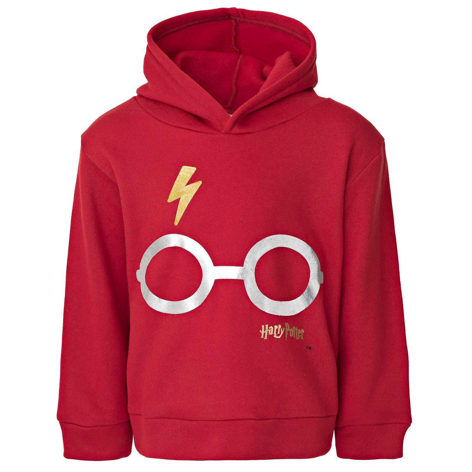 Harry Potter Fleece Pullover Hoodie for Kids & Teens - Warm Cozy Unisex Sweatshirt for School, Halloween Costume & Winter Outfits