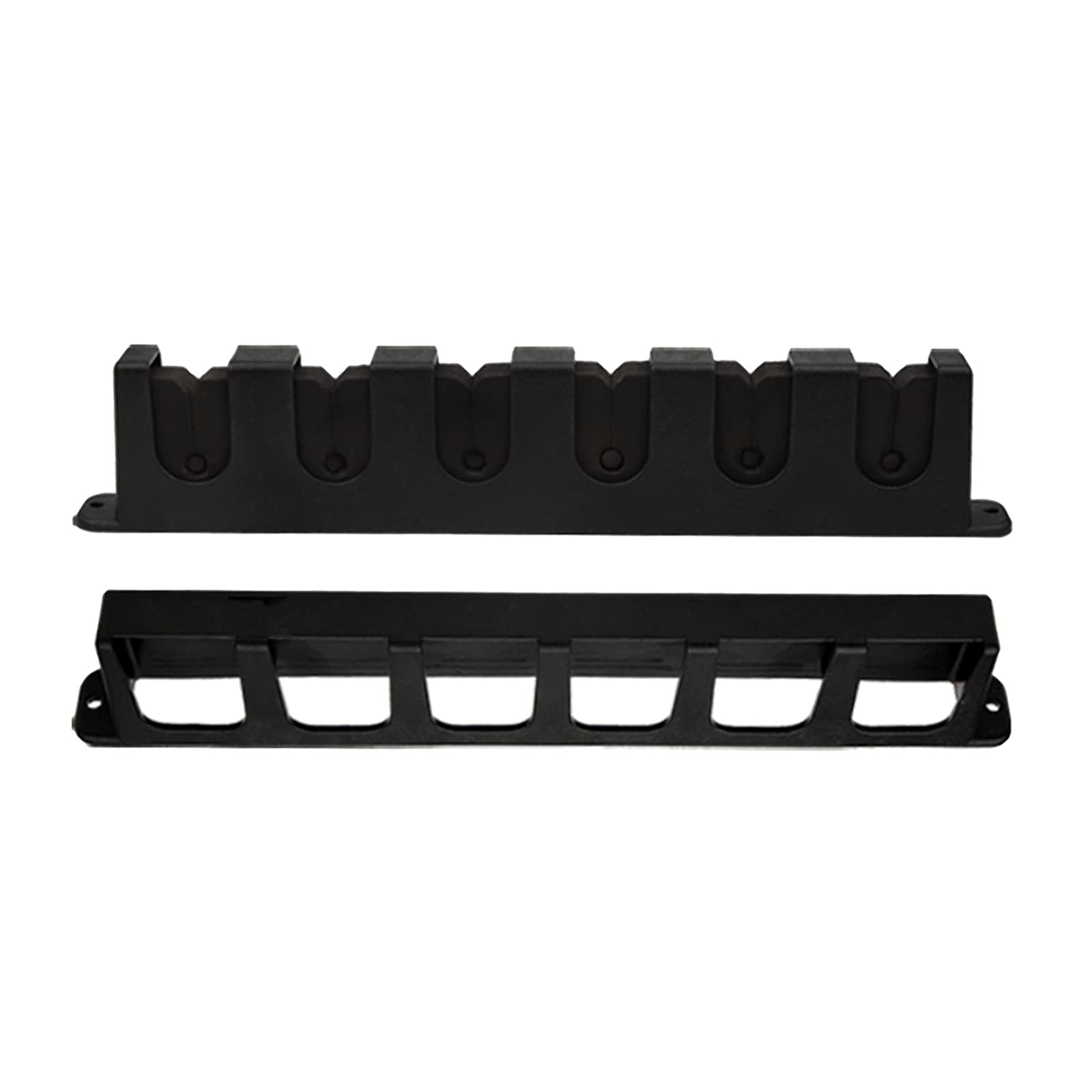 SM SunniMix 6-Rod Wall Mounted Fishing Rod Holder - Garage & Indoor/Outdoor Fishing Pole Organizer Stand for Sports & Storage Accessories | Perfect for Anglers, Boat Storage & Home Organization