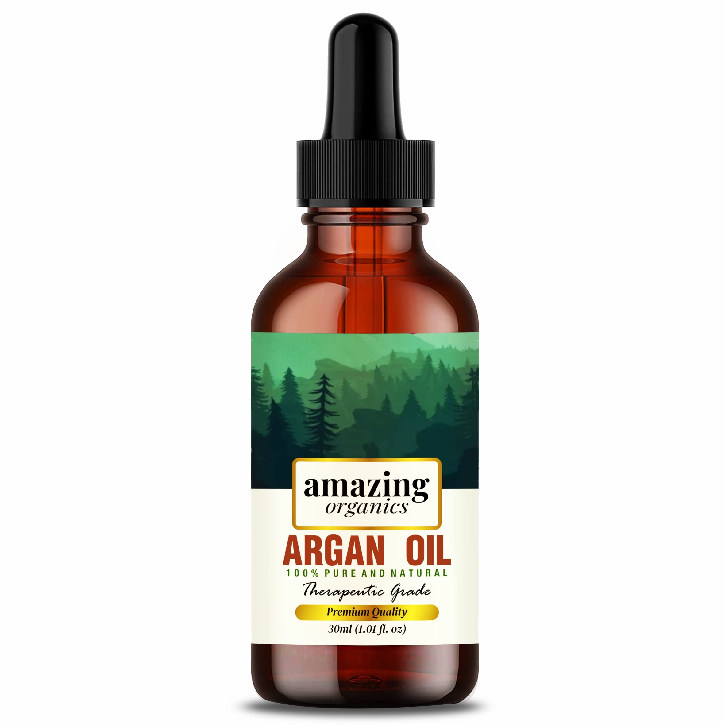 100% Pure Natural Argan Oil for Men and Women - Organic Hair & Skin Care Essential Oil for Hydration, Anti-Aging & Relaxation - Perfect for Massage, Aromatherapy & Daily Beauty Routine