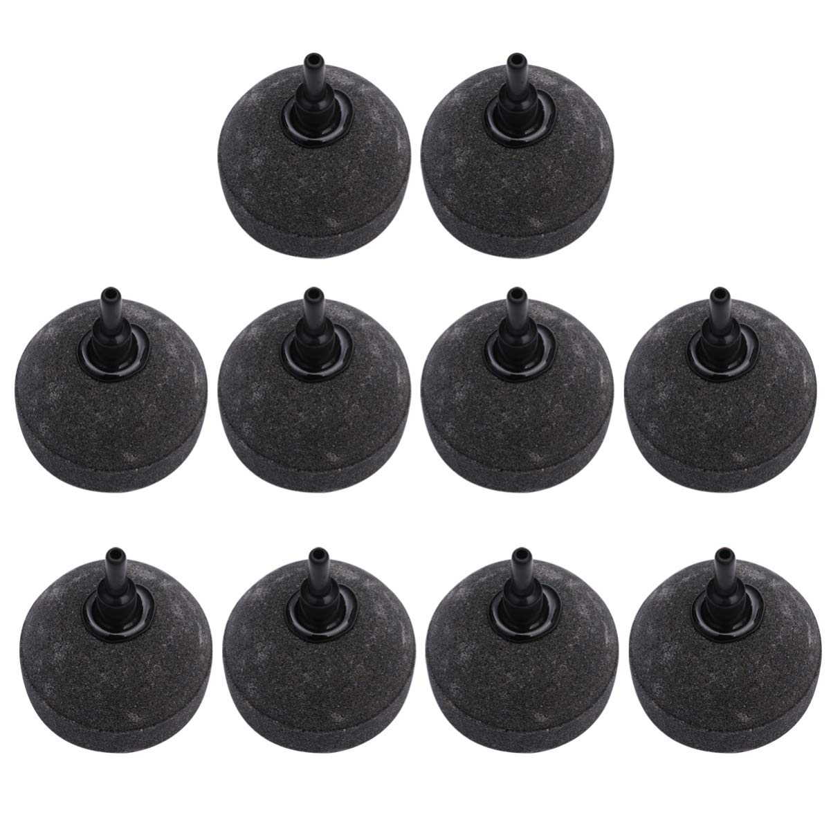 Balacoo 10pcs 5CM Aquarium Air Stone - Oxygen Diffuser for Fish Tanks & Hydroponics
