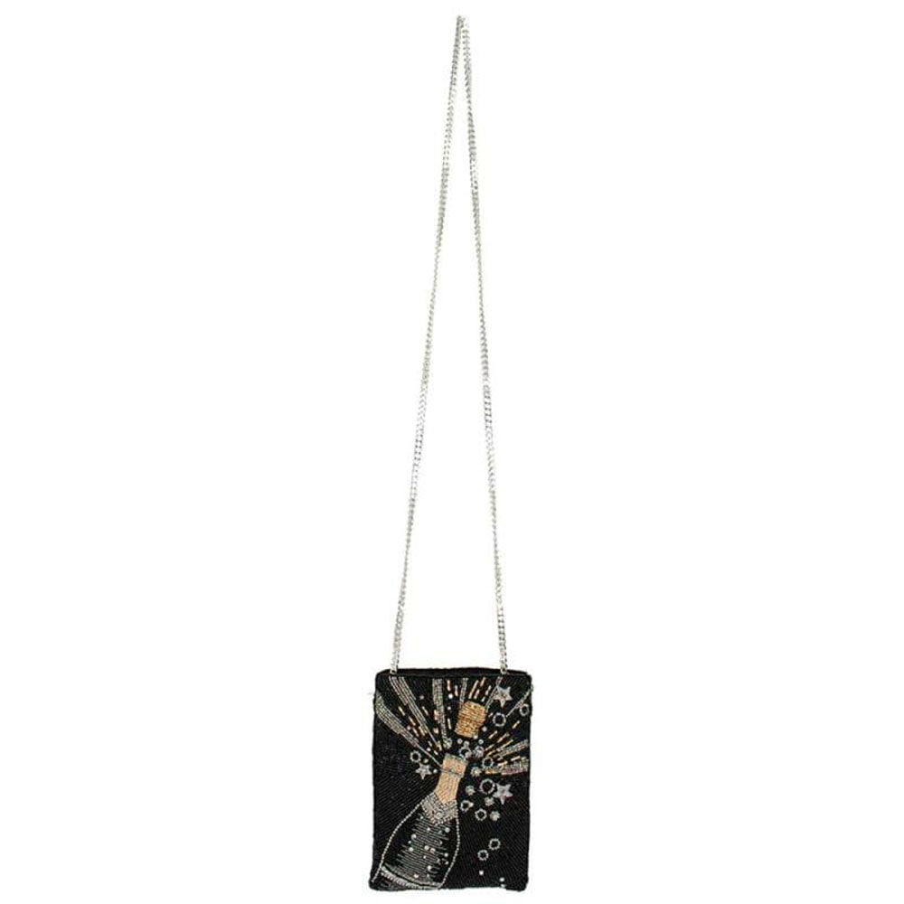 Stylish Mary Frances Mini Crossbody Clutch with Bubbly Design - Perfect for Parties, Weddings & Evening Events