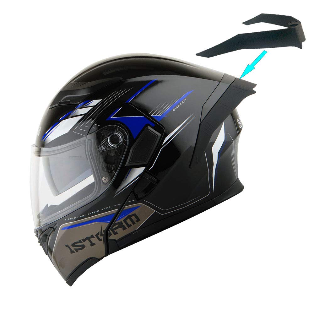 1Storm HB89 Modular Full Face Motorcycle Helmet - Dual Visor & Sun Shield for Safe Riding - Ideal for Commuting, Touring, and Adventure Motorcycling