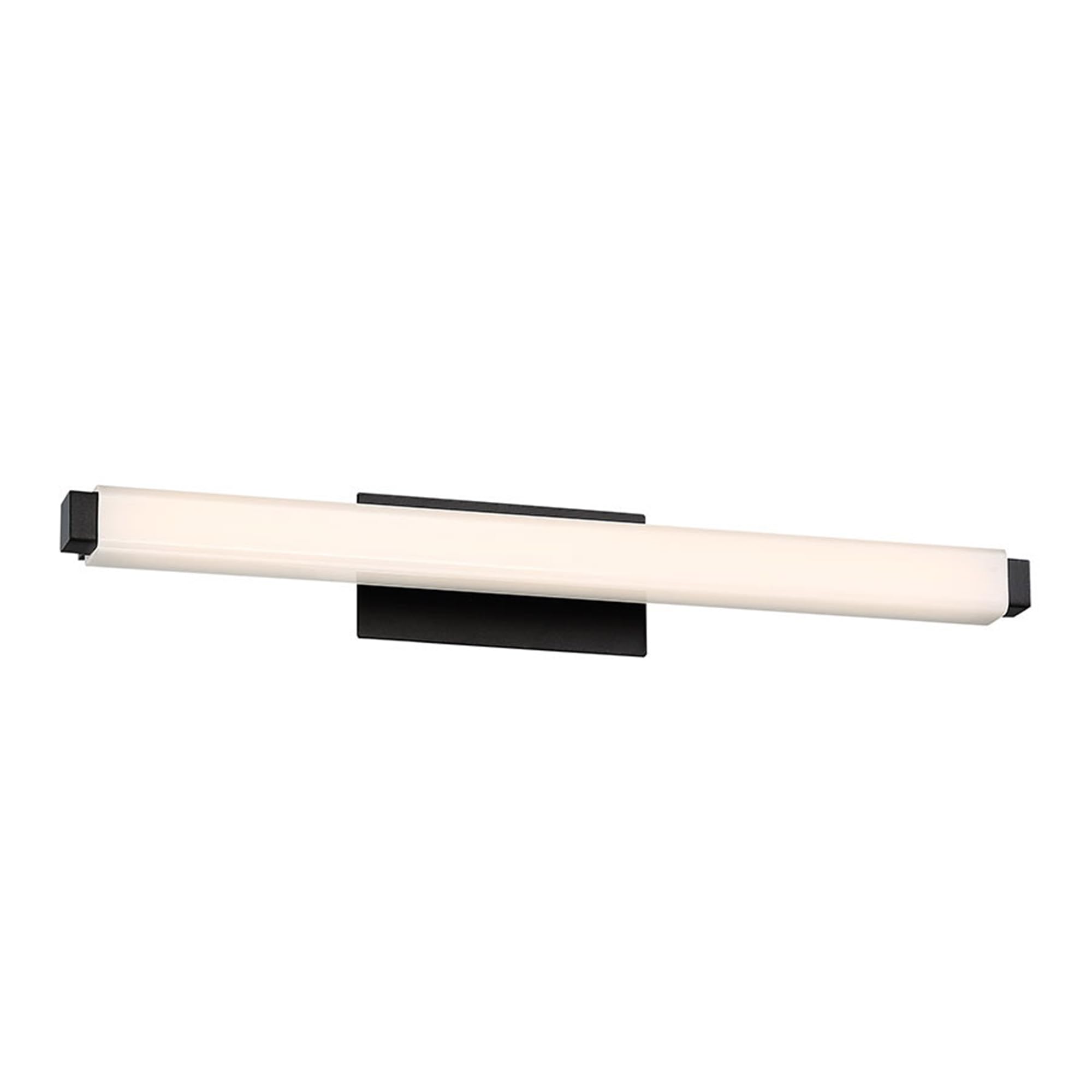 Modern Forms Mini Vogue 18-inch LED Bathroom Vanity Light - Black 3000K Warm White - Perfect for Bathroom Mirror Lighting, Powder Room, and Contemporary Home Decor