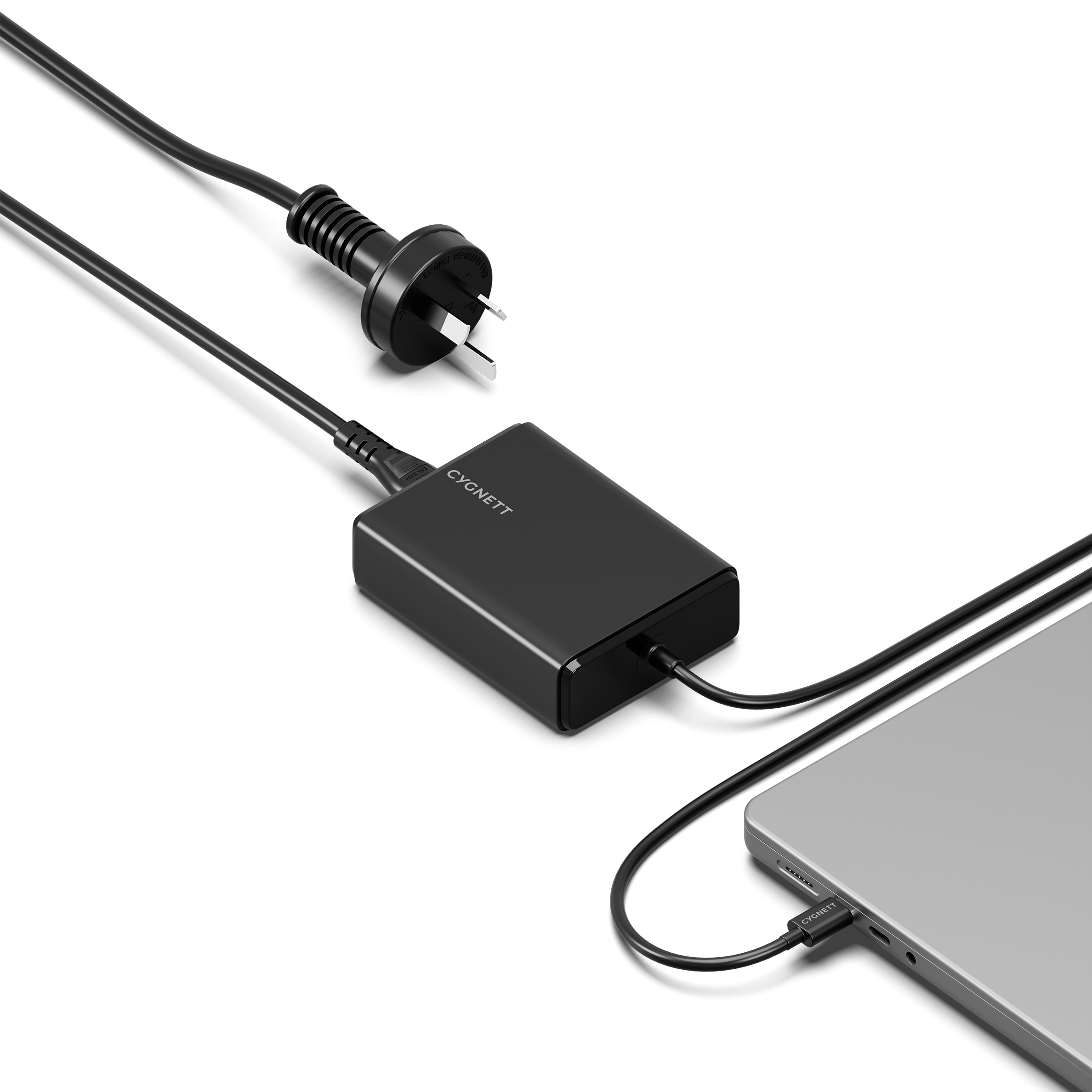 100W USB C GaN Fast Charger for Laptop, MacBook, Phone - Compact & Powerful PD 3.0 Wall Charger for Travel, Office & Home Use
