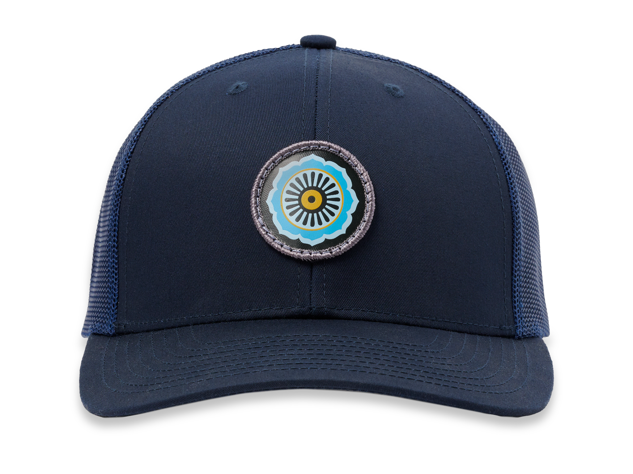 Lotus Trucker Hat for Men & Women - Adjustable Cotton Baseball Cap with Embroidered Design - Perfect for Outdoor Activities, Sports, and Casual Wear