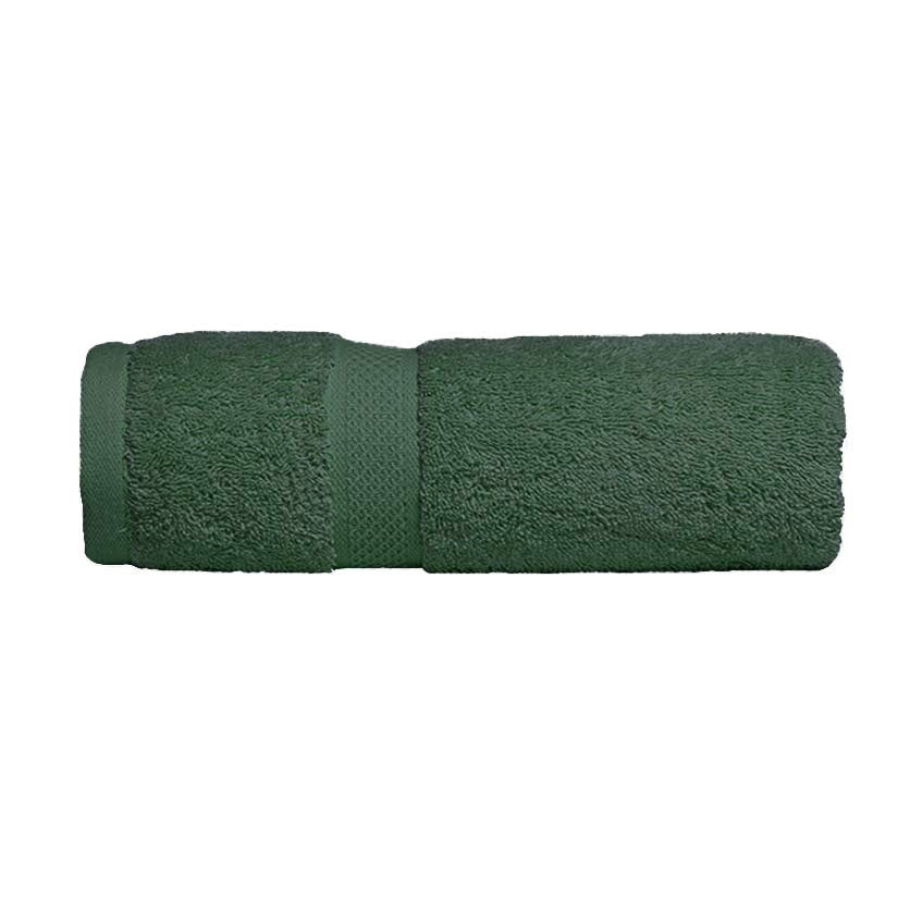Premium 100% Combed Cotton Bath Towels - Ultra Soft & Absorbent Luxury Bath Sheets for Spa, Gym & Beach (Forest Green) | Quick-Drying & Eco-Friendly