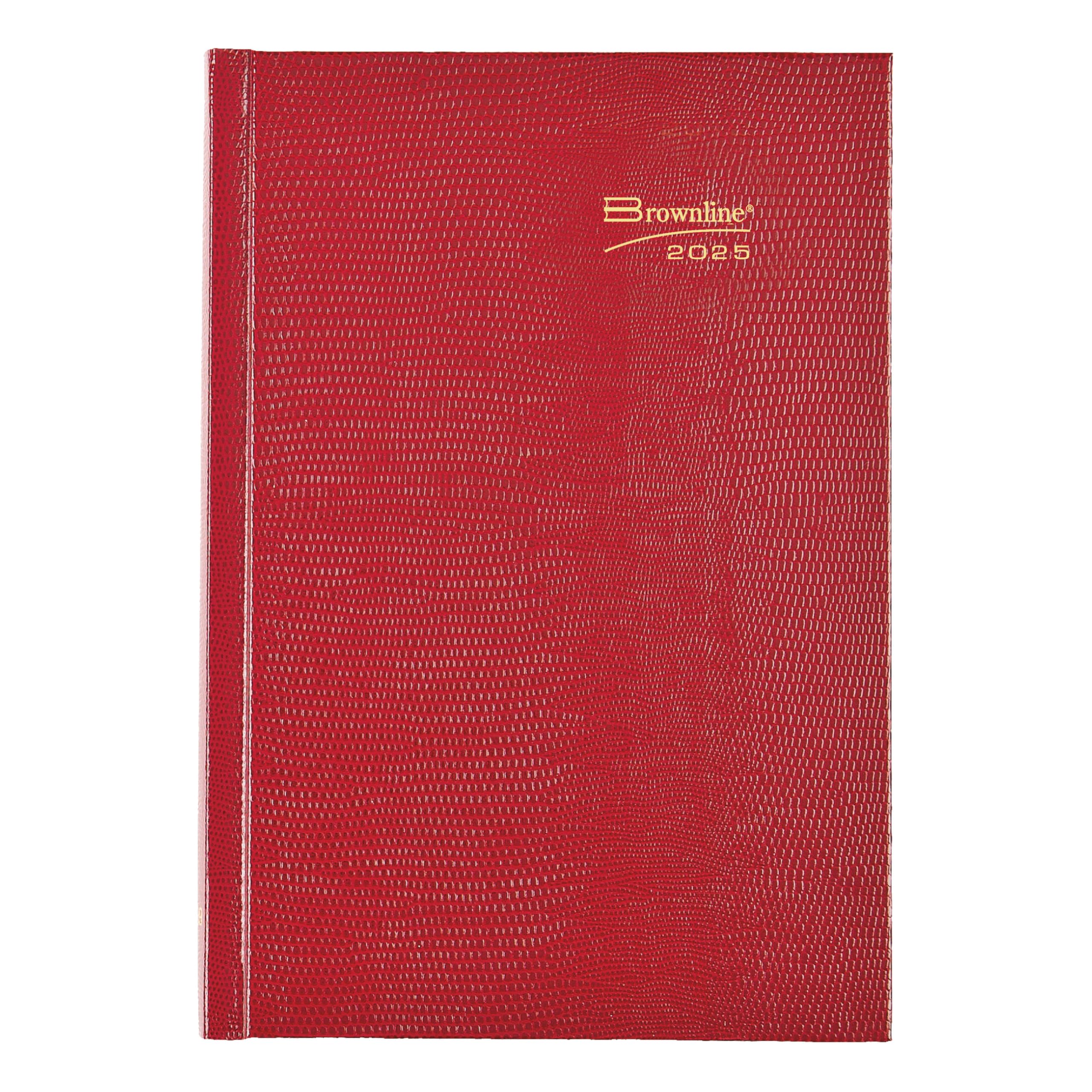 Brownline® 2025 Daily Monthly Planner - January to December 12-Month Undated Journal with Perfect Binding, 8.25