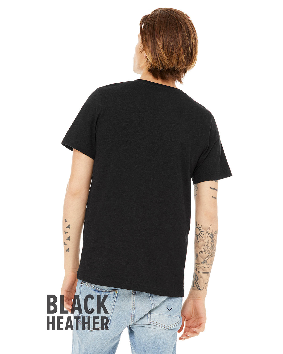 Bella + Canvas 3005CVC Unisex V-Neck T-Shirt - Soft CVC Jersey Fabric for Men & Women - Perfect for Casual Wear, Workouts, and Everyday Comfort
