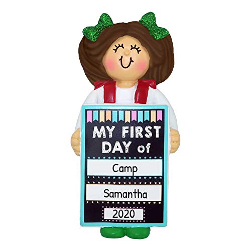 Brunette Girl's First Day