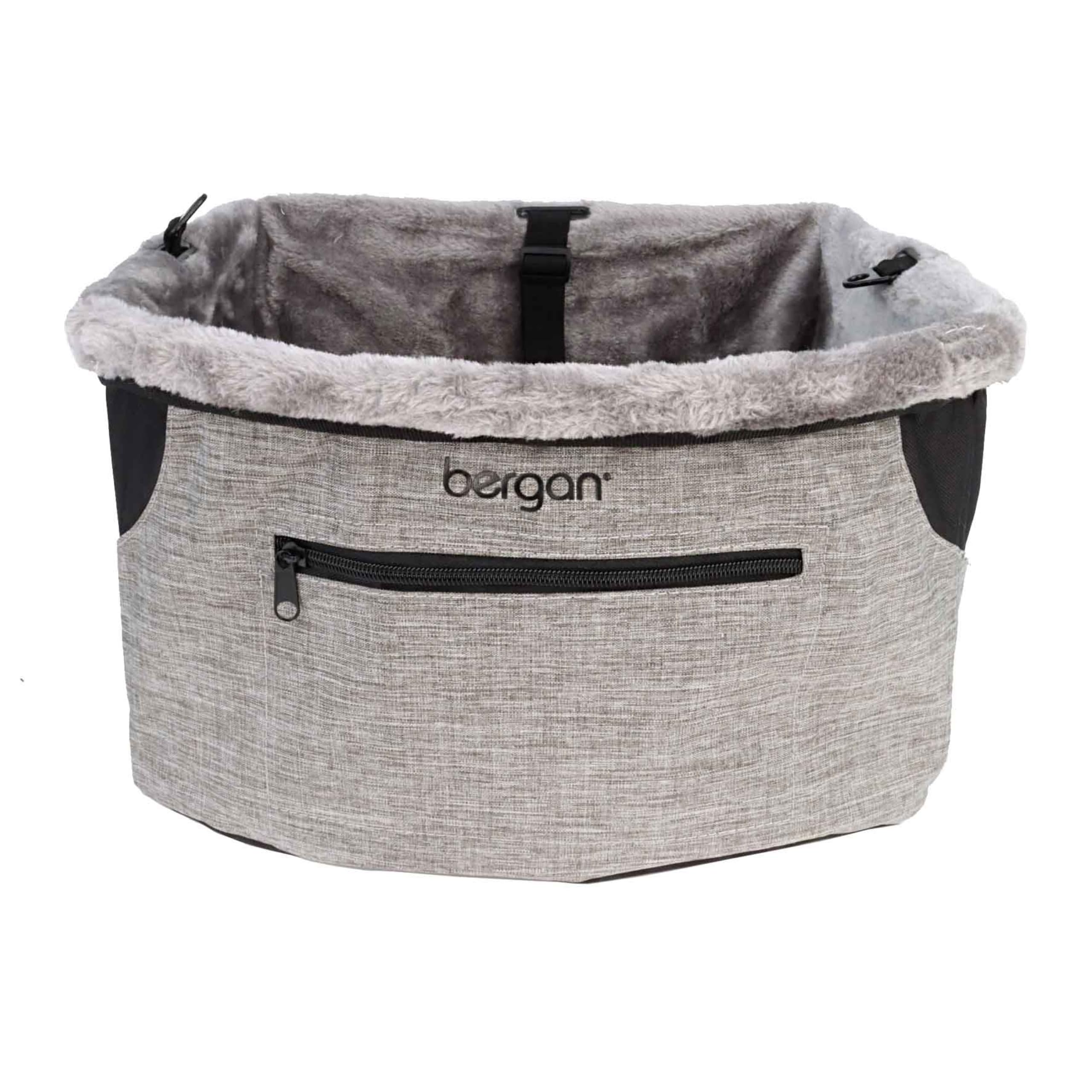 **Bergan Comfort Hanging Dog Booster Seat for Small Dogs Up to 30 lbs - Black - Perfect for Car Travel & Outdoor Adventures**