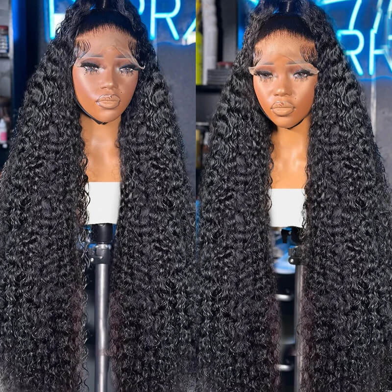 Eullair Natural Curly Lace Front Wig - Super Affordable Human Hair Wig for Black Women | Perfect for Vacations, Cosplay & Daily Wear