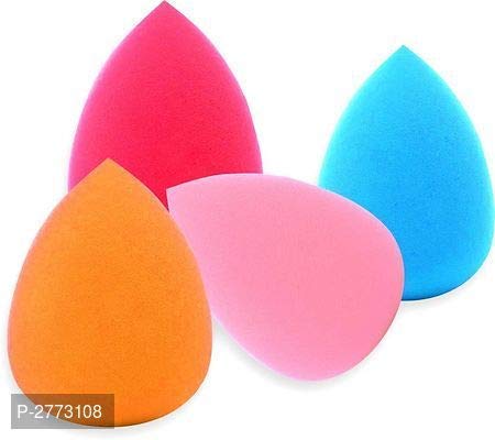 Baba Enterprises Professional Makeup Sponge Set of 4 - Foundation Blender Beauty Sponge for Liquid, Cream & Powder - Perfect for Contouring, Baking & Everyday Makeup Application