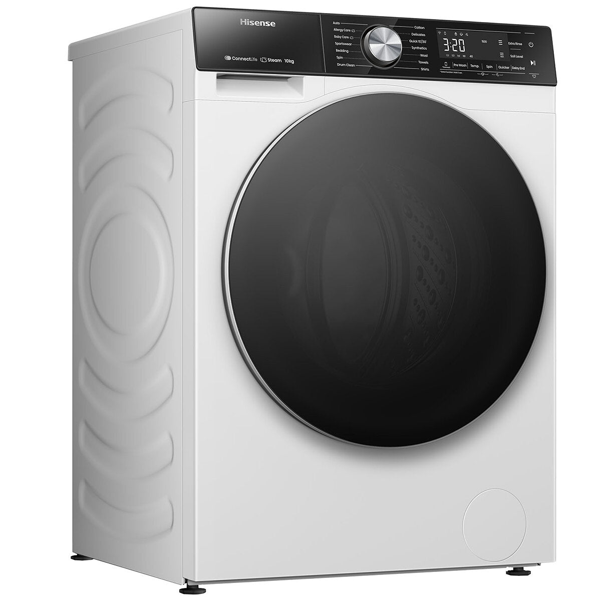 Hisense 10kg Series 5 Front Load Washing Machine HWFS1015E - Energy Efficient Large Capacity Washer for Family Laundry | Perfect for Apartments, Homes & Laundromats