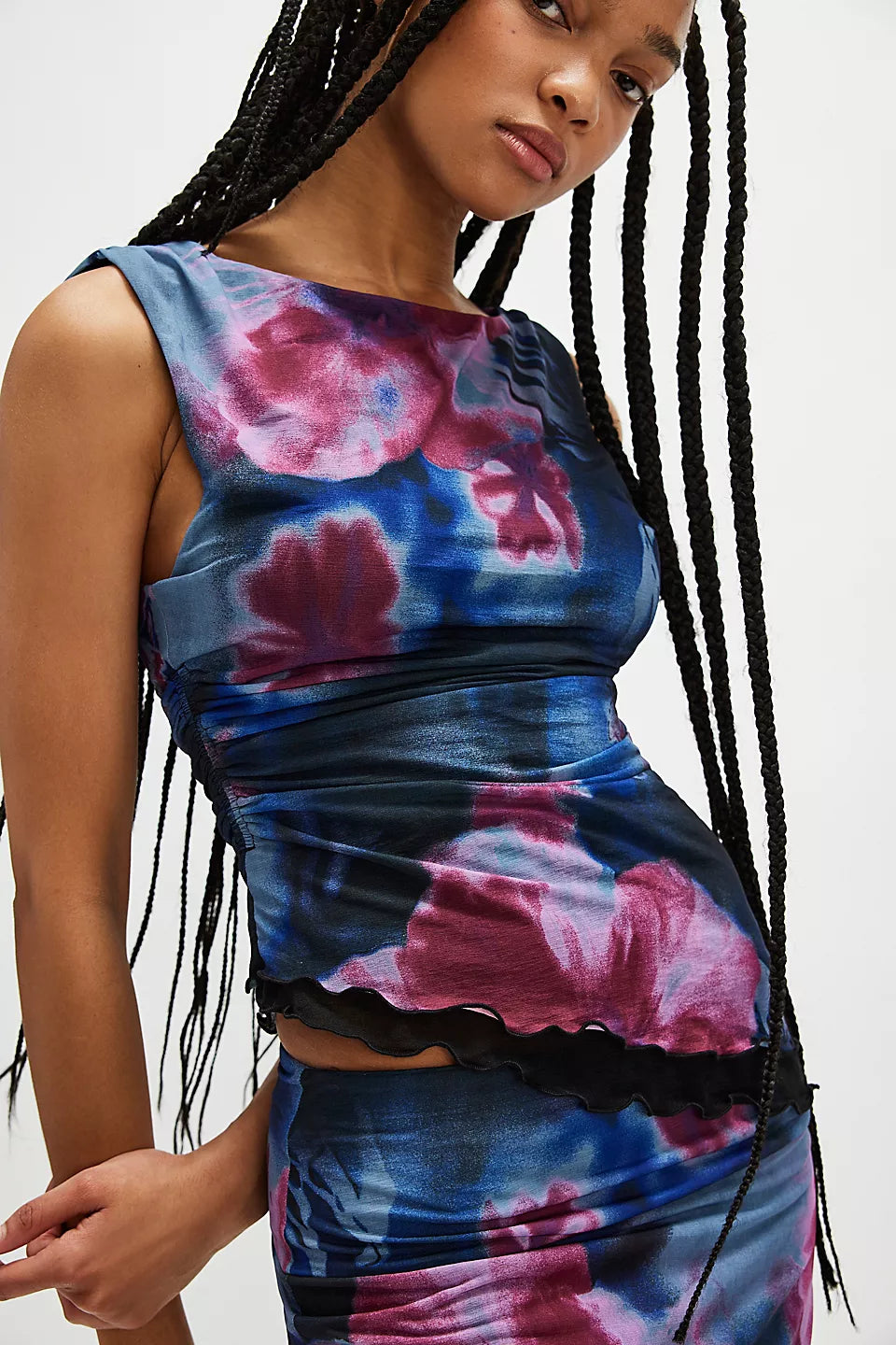 Ash Printed Knit Top & Night Combo - Stylish Casual Wear for Women | Perfect for Date Nights & Weekend Outfits
