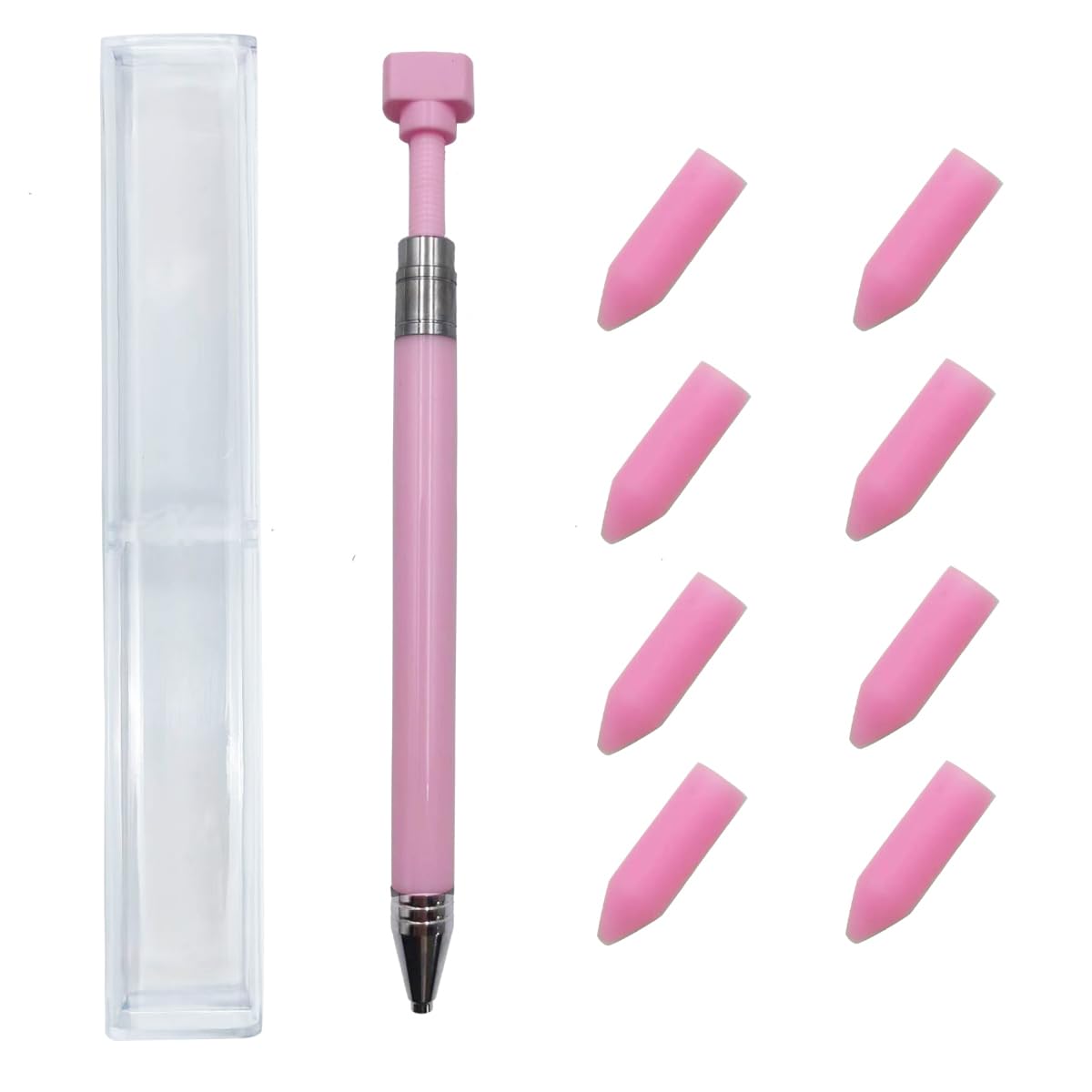 Refillable Diamond Painting Pens with Wax - 5 Pack Diamond Art Tools Kit for DIY Crafts, Quick Pick Up Beads & Gems - Perfect for Adults & Kids Art Projects, Home Decor & Relaxation Therapy