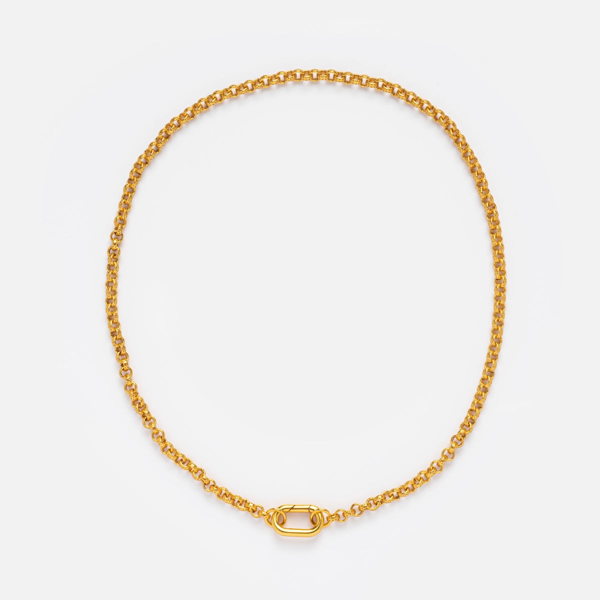 14K Gold Filled Charm Holder Necklace for Women - Adjustable Chain Pendant Jewelry Gift for Mom, Wife, Girlfriend | Perfect for Weddings, Anniversaries & Everyday Wear
