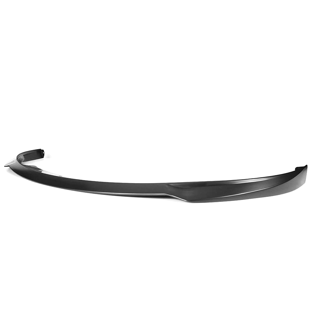 IKON MOTORSPORTS Front Bumper Lip for 2017-2023 Tesla Model 3 Sedan - Painted IKON Style PP Polypropylene Air Dam Chin Diffuser in Eclipse Black | Enhances Aerodynamics & Sporty Look for Street Racing & Car Shows