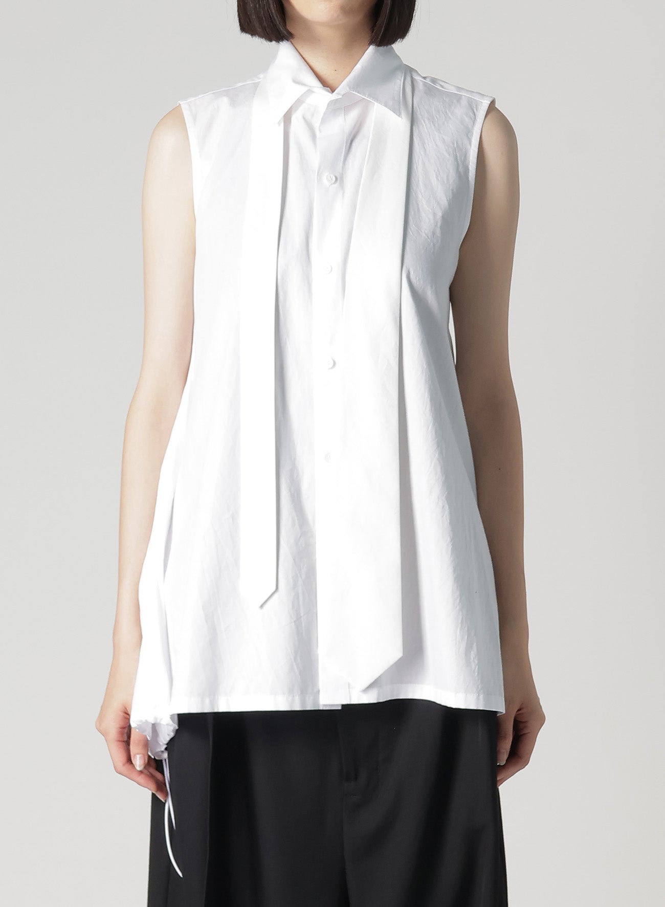 Stylish BROAD R Sleeveless Tie Blouse for Women - Elegant Casual & Office Wear - Perfect for Summer Outfits, Date Nights & Business Meetings