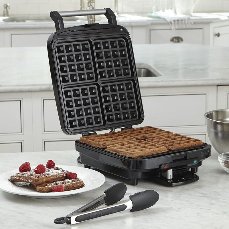 Cuisinart WAF-150EC 4-Slice Belgian Waffle Maker - Perfect for Breakfast, Brunch & Family Gatherings