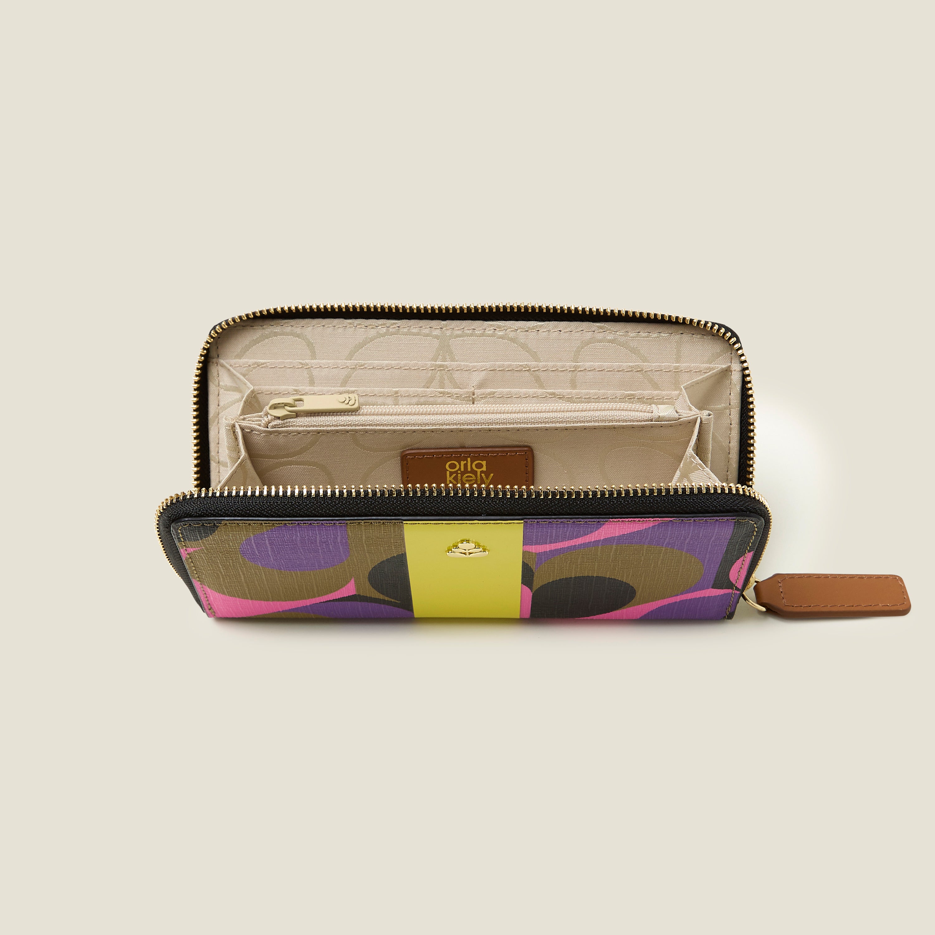 Forget Me Not Wallet - Stylish Kaleidoscope Violet RFID Blocking Bifold Wallet for Women | Perfect for Everyday Use, Travel & Gift Giving