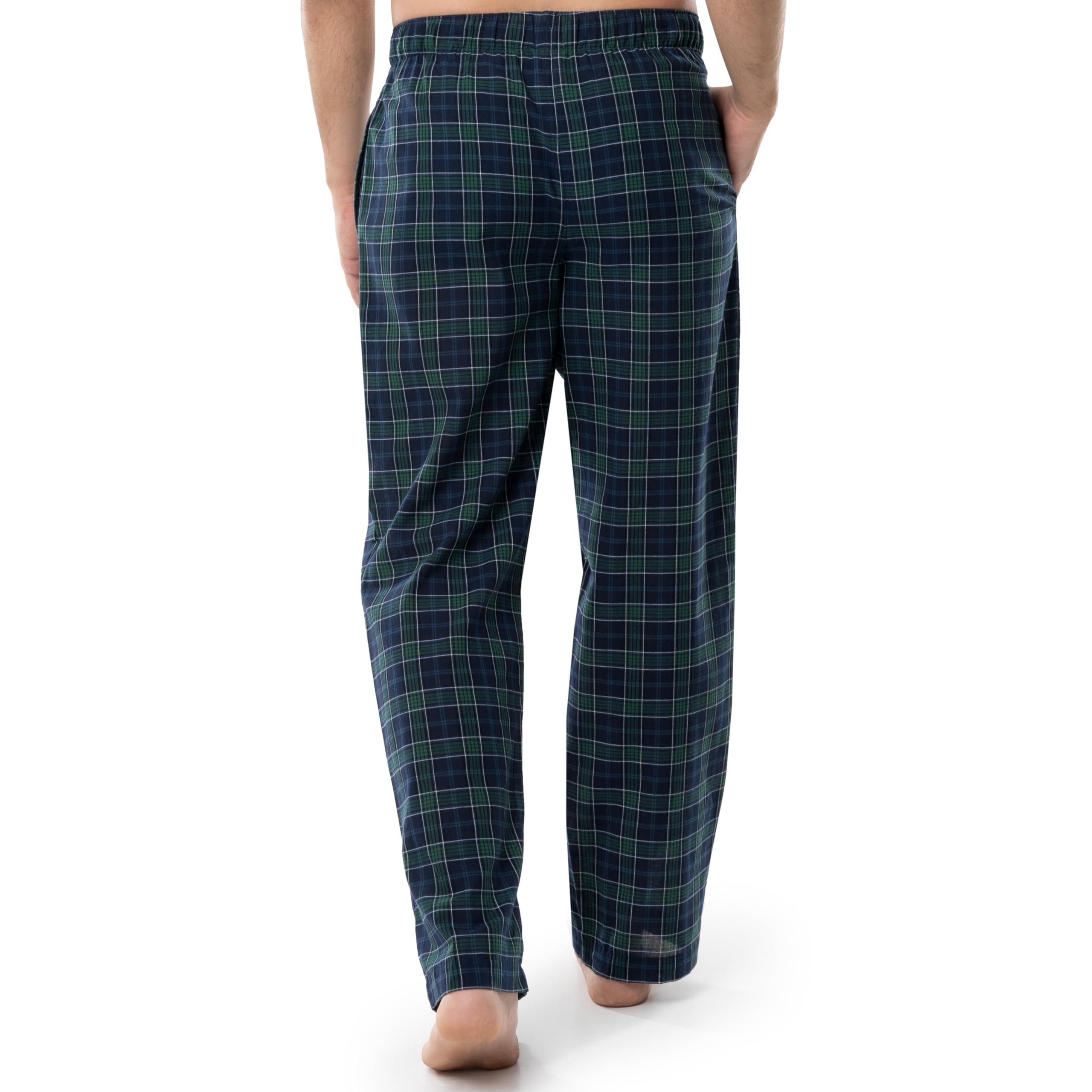 Fruit of the Loom Men's Comfortable Cotton Broadcloth Woven Sleep Pajama Pants - Soft Lounge Pants for Relaxing at Home & Nightwear