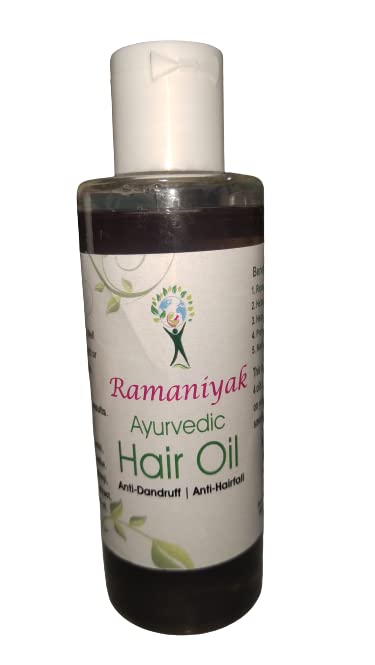 Ramaniyak Ayurvedic Hair Growth Oil - Natural Treatment for Hair Loss, Dandruff Control & Thicker Hair - 50ml Bottle for Men & Women - Perfect for Daily Scalp Massage & Hair Care Routine