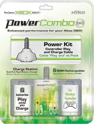 Xbox 360 Power Charger Combo - Fast Charging Station & Battery Kit for Xbox 360 Controllers | Perfect for Gaming Sessions & Multiplayer Parties