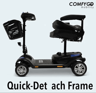 ComfyGo Z4 Lightweight Portable Mobility Scooter for Adults - Foldable Electric Scooter for Seniors & Disabled - Perfect for Travel, Shopping & Outdoor Activities