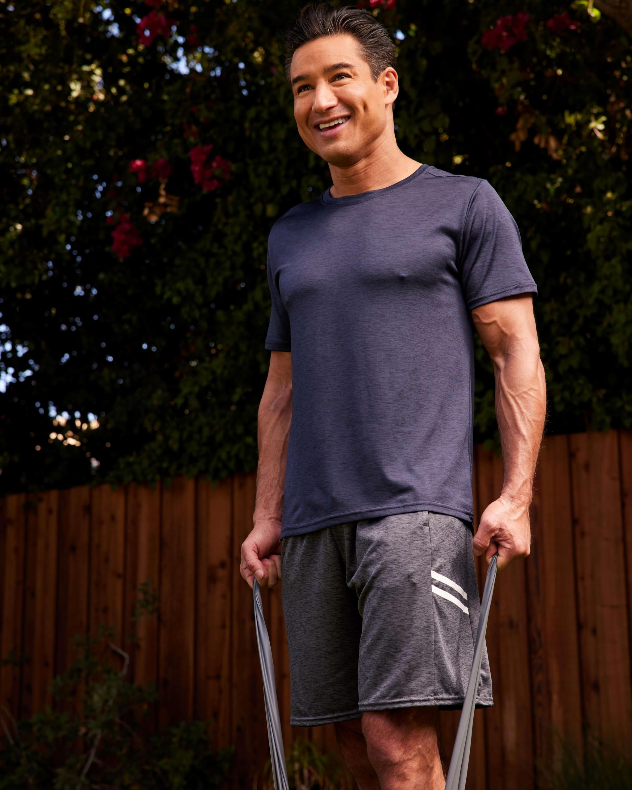 Real Essentials Men's Quick-Dry Tennis Shorts with Pockets - Lightweight Athletic Shorts for Tennis, Running, Gym & Casual Wear