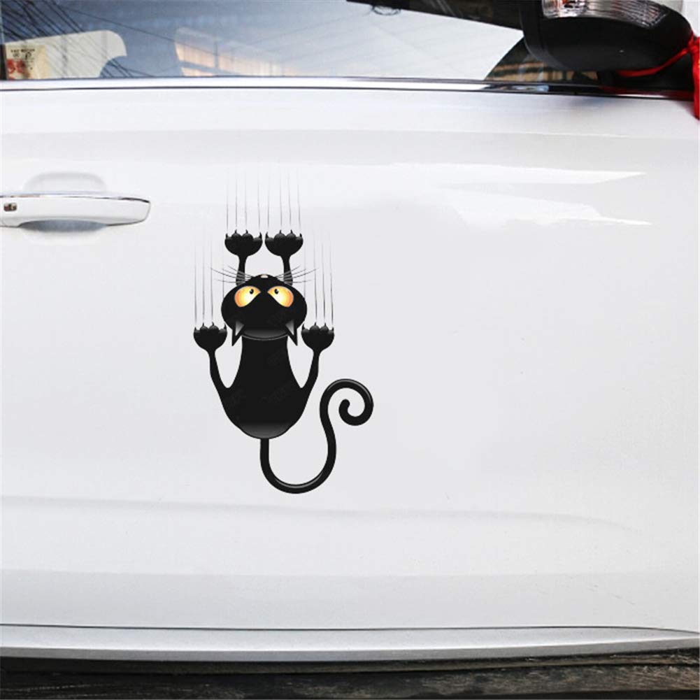 3D Dog & Cat Car Stickers - Zcargel Animal Decals for Cars, Motorcycles & Vehicles - Creative Pet Stickers for Car Decoration & Personalization - Perfect for Pet Lovers & Auto Enthusiasts (Great for Windows, Bumpers & Helmets)