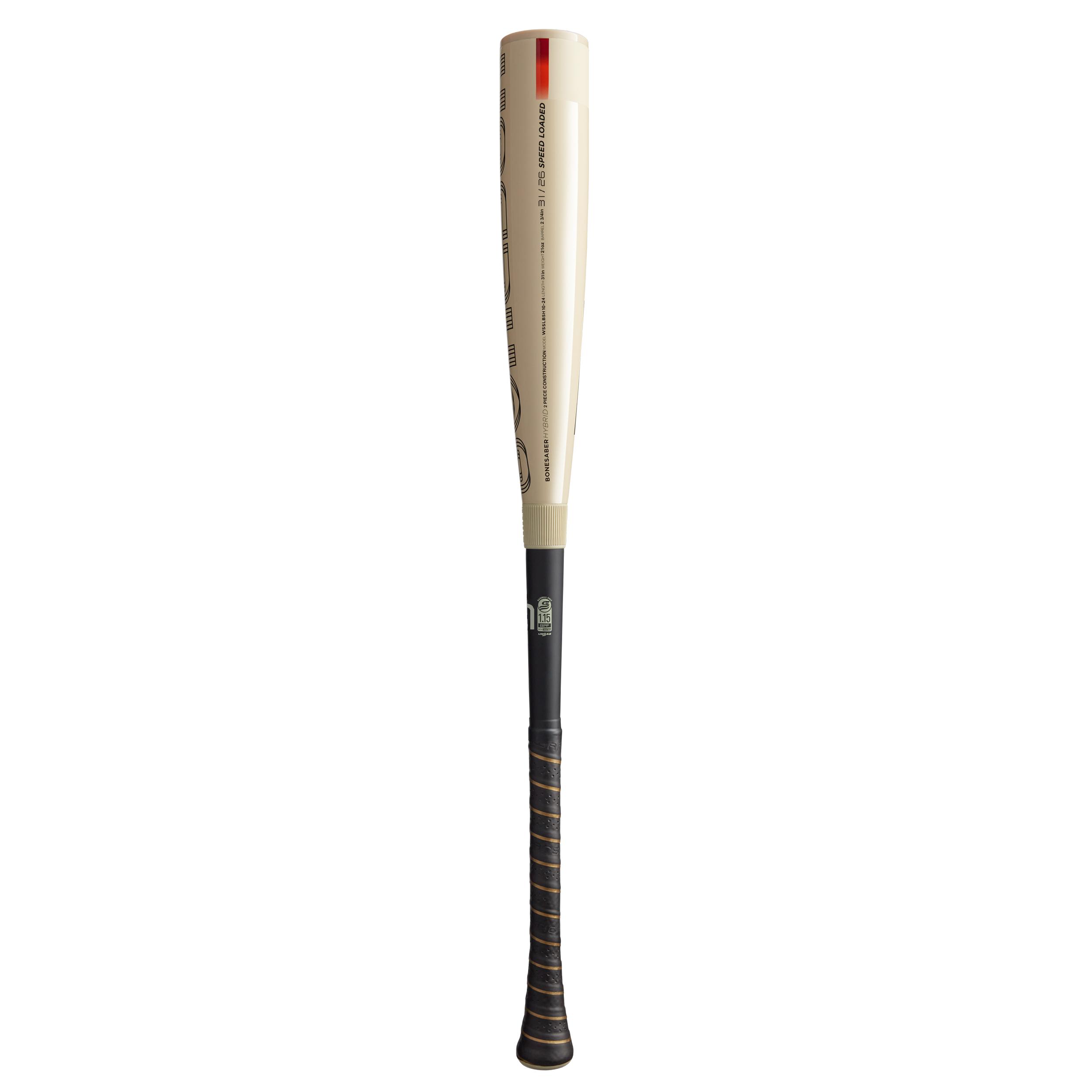 Warstic 2024 Bonesaber Hybrid USSSA Baseball Bat - Lightweight & Durable for Youth & Adult Players - Perfect for Training, Games & Tournaments