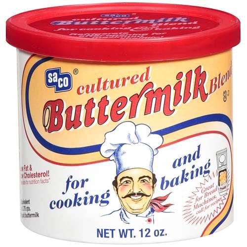 Saco Foods Buttermilk Powder - 12 Pack (12 Oz Each) | Real Buttermilk Substitute for Baking, Cooking & Smoothies | Pancakes, Biscuits, Ranch Dressing & More