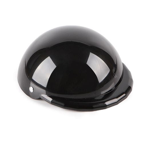 Black Pet Helmet for Small Dogs & Cats - Durable & Lightweight Safety Gear for Outdoor Adventures, Hiking, and Biking