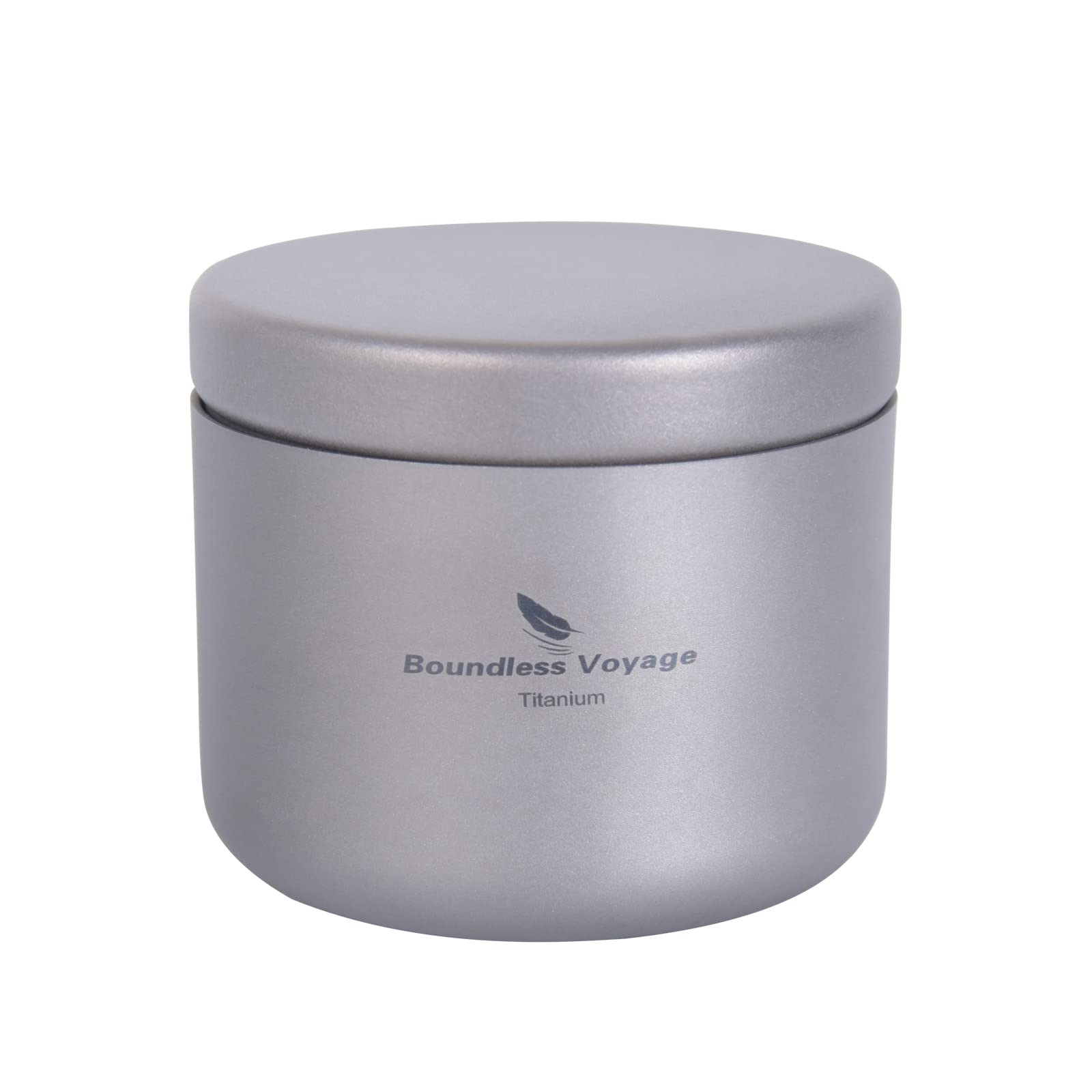 Boundless Voyage 35ml Titanium Tea Canister - Ultralight Portable Storage Container for Coffee, Tea & Spices | Airtight Camping & Hiking Accessory | Perfect for Outdoor Adventures, Travel & Kitchen Organization (Model: A-Ti3200D)