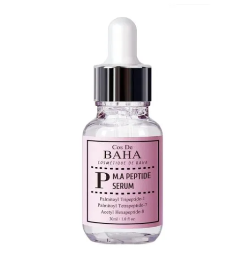 Cos De BAHA P.M.A Peptide Serum 30ml - Anti-Aging Face Serum with Peptides for Wrinkles & Fine Lines - Perfect for Night Skincare Routine & Daily Moisturizing