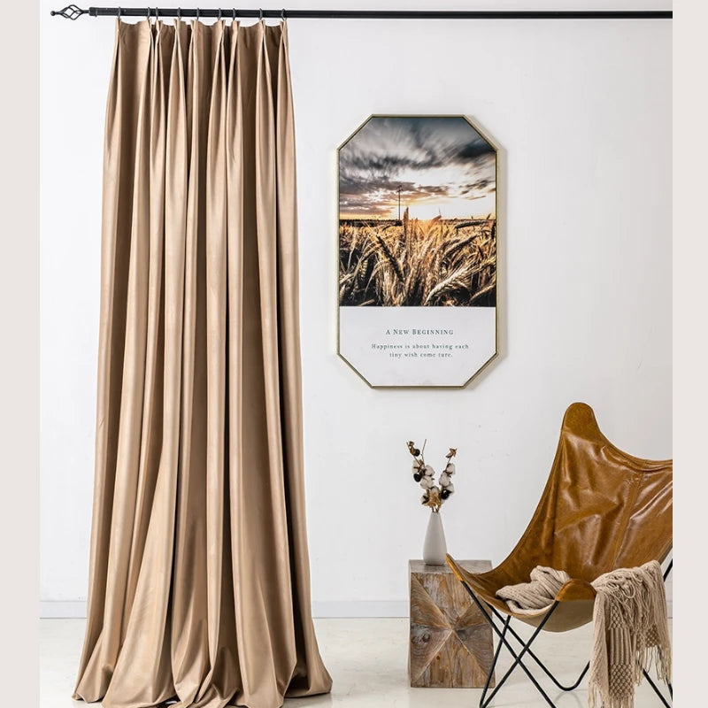 Amari Velvet Soundproof Blackout Custom Curtains - Thermal Insulated Window Drapes for Bedroom, Living Room & Home Theater Noise Reduction