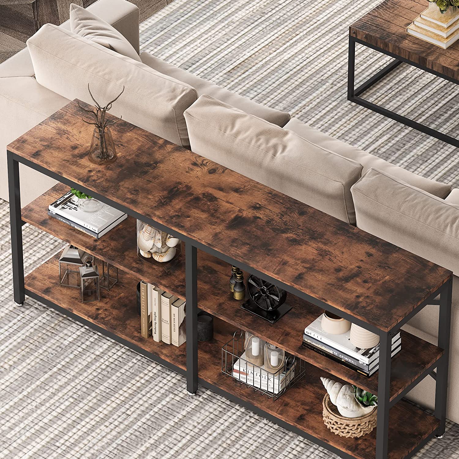 3 Tier Console Table - 70.9