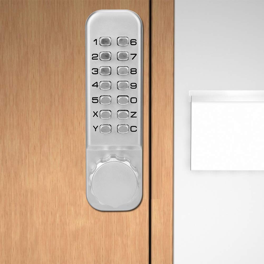 Mechanical Keyless Door Lock - Double-Sided Password Combination Security Lock | Fireproof & Waterproof | No Power/Key Required | Ideal for Homes, Offices & Apartments