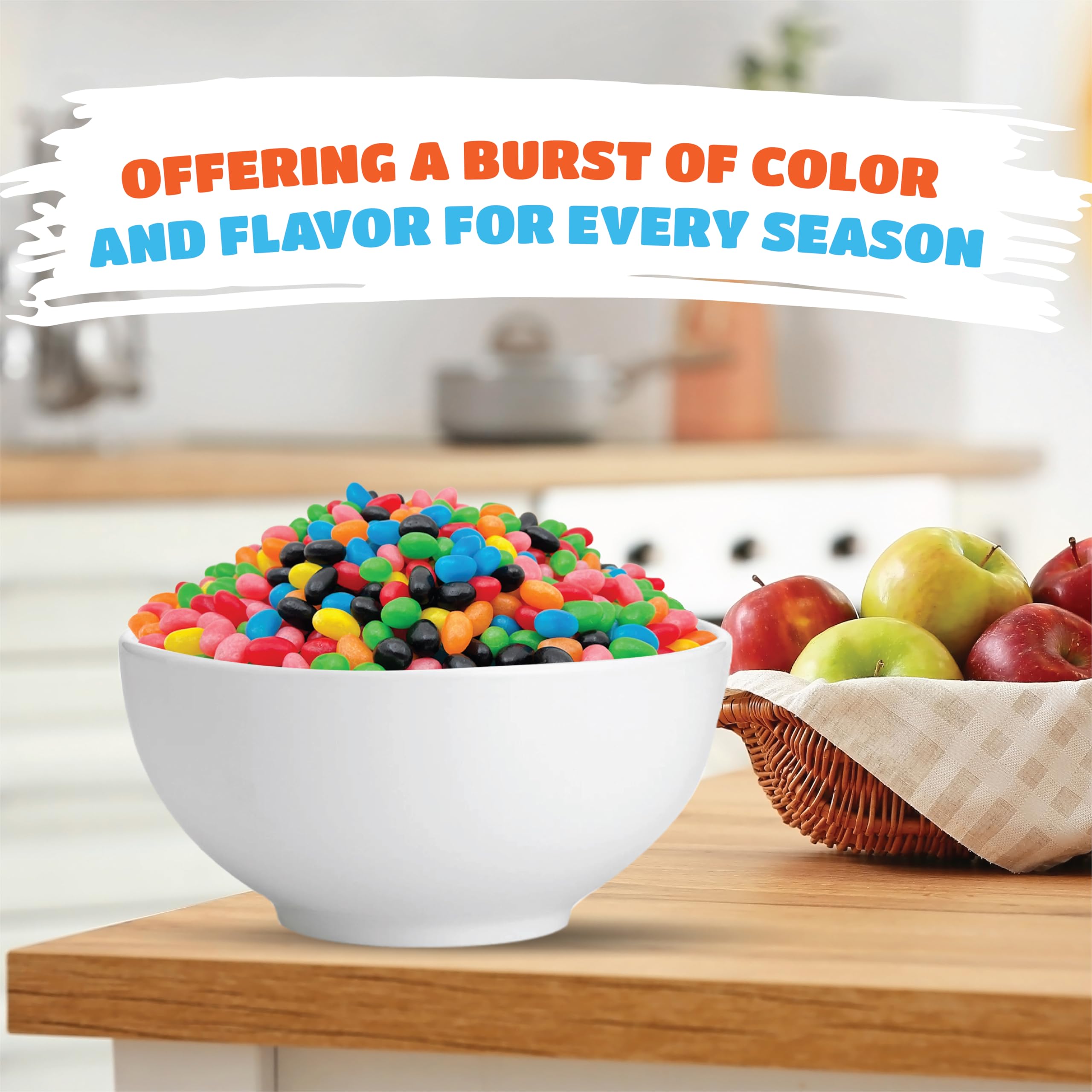 5 Pound Bulk Jelly Beans - Assorted Fruit & Licorice Flavored Easter Candy for Parties, Gifts & Holiday Treats